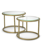 Eichholtz Side Table Addison set of 2 Introducing the Addison Side Table Set, a versatile and elegant addition to any living space.