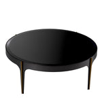 Eichholtz Side Table Artemisa room or lobby. The frame is provided with a warm bronze finish. Vertical brushed brass
