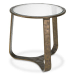 Eichholtz Side Table Cambronne Elevate your interior with the Cambronne Side Table, where elegance meets artistry. The hammered cast
