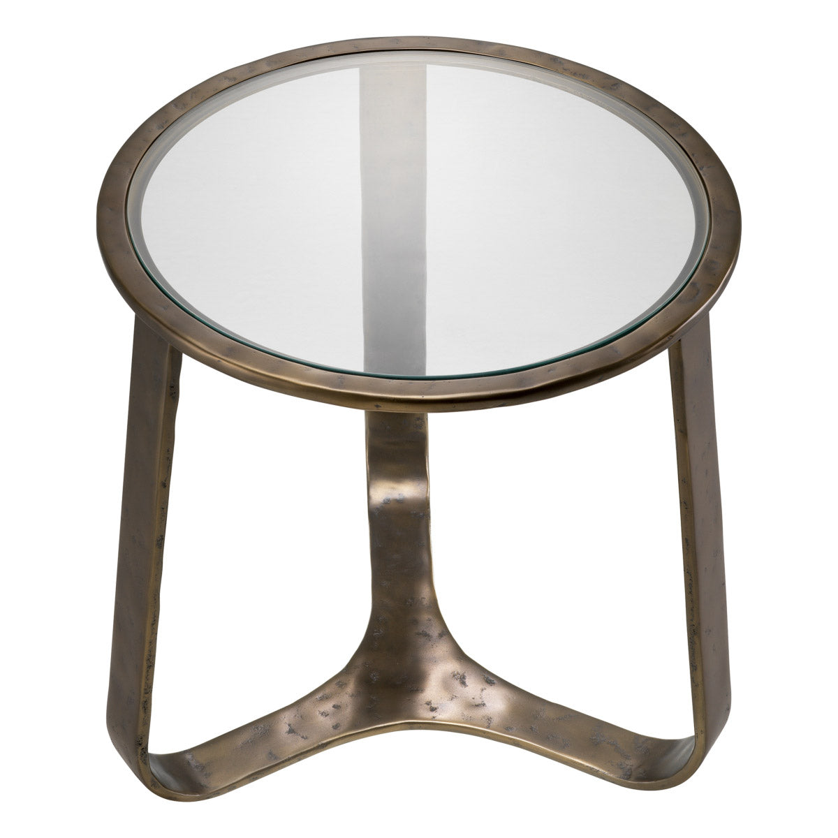 Eichholtz Side Table Cambronne top. This piece is an artful blend of refined texture and timeless design, making it