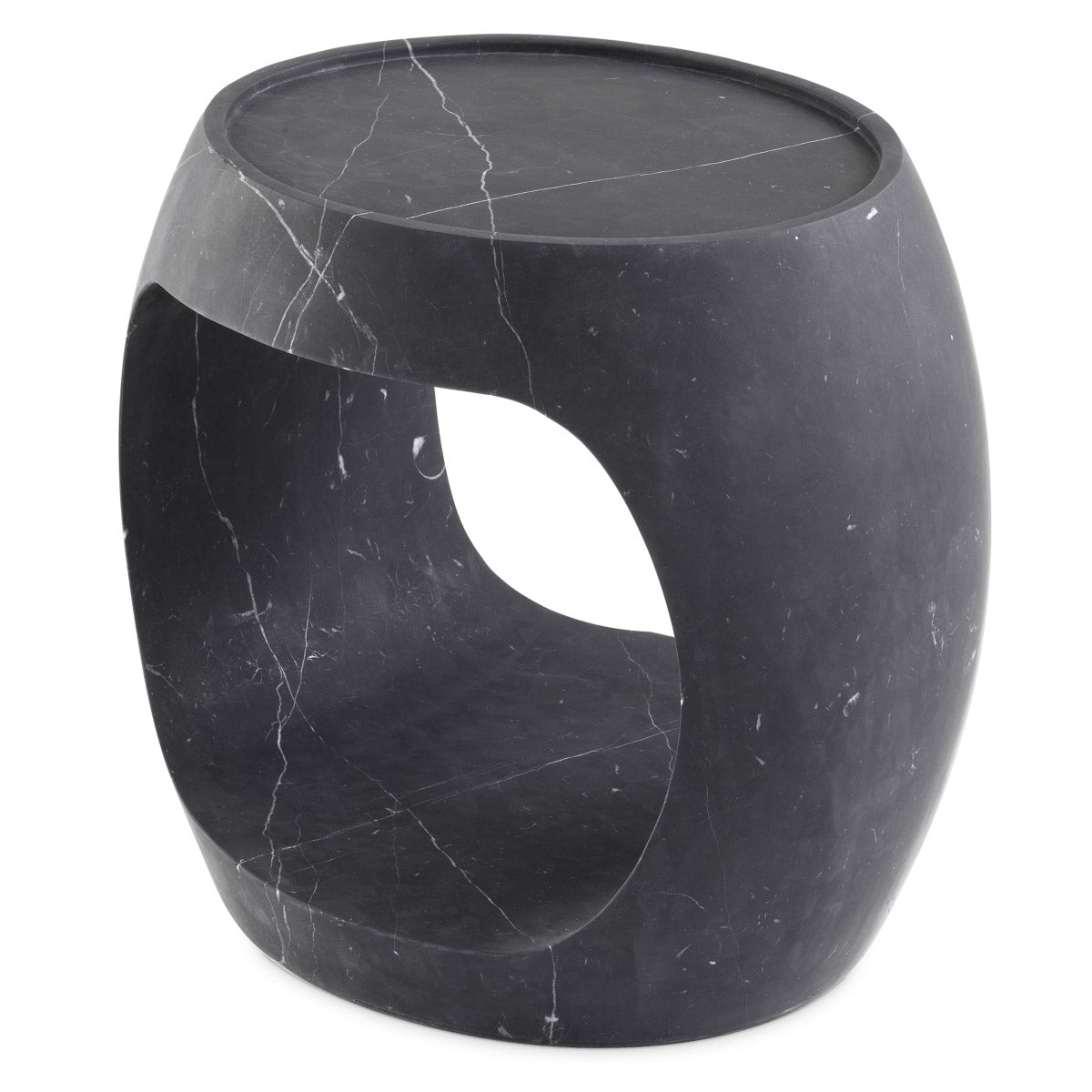 Eichholtz Side Table Clipper low each piece unique. The honed finish gives the stone a beautiful matte look and velvet-like