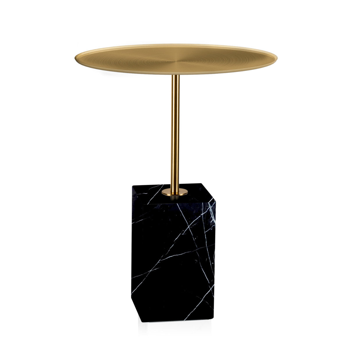 Eichholtz Side Table Cole Side Table Cole is all about simplicity and natural appeal. The round brushed brass table