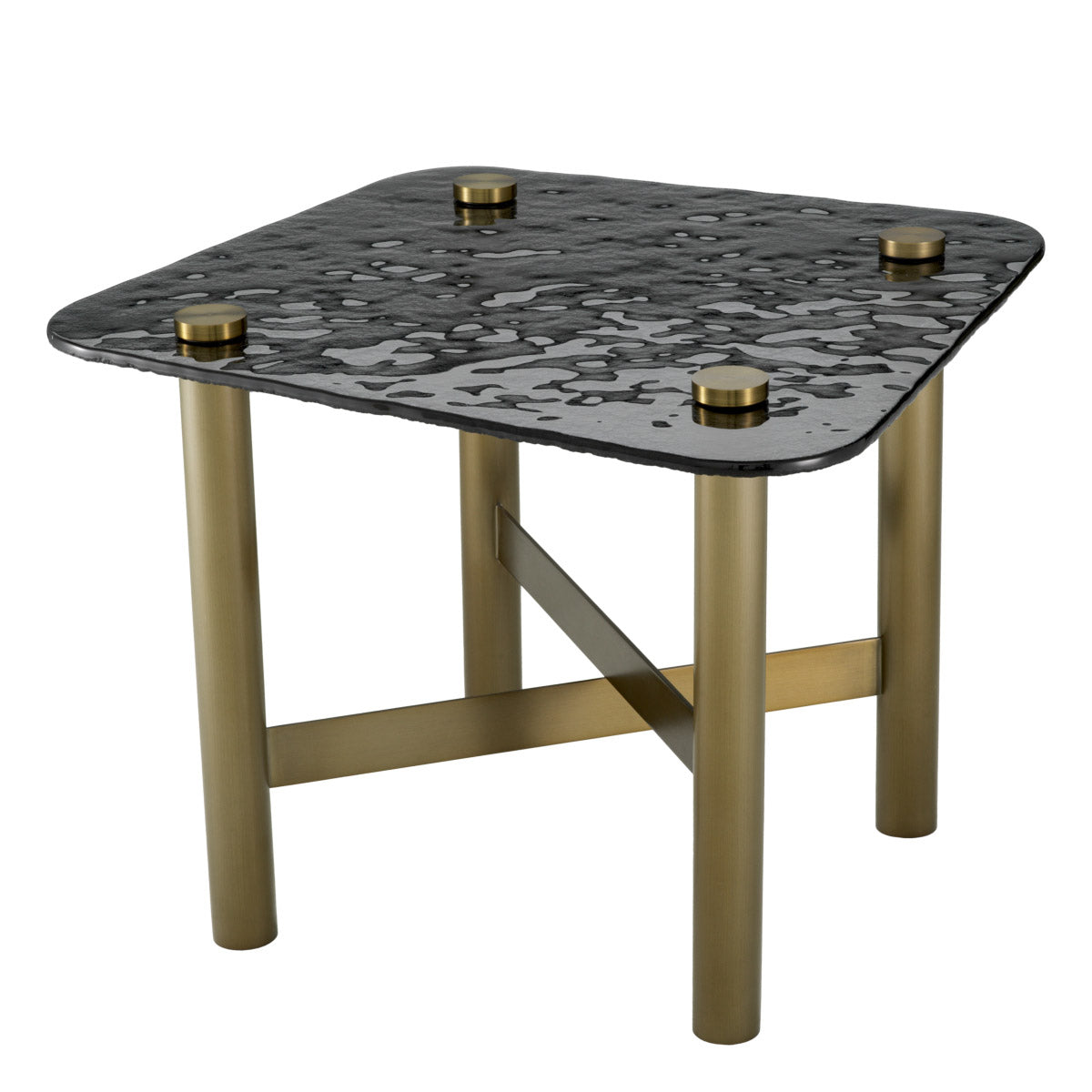 Eichholtz Side Table Cortes Cortes Crafted by Eichholtz this side table pairs refined design with elevated materials for a