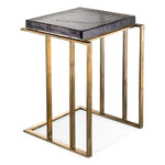 Eichholtz Side Table Crescent interior. Dimensions W 17.5" D 17.5" H 26.0" Expertly made for enduring style and everyday