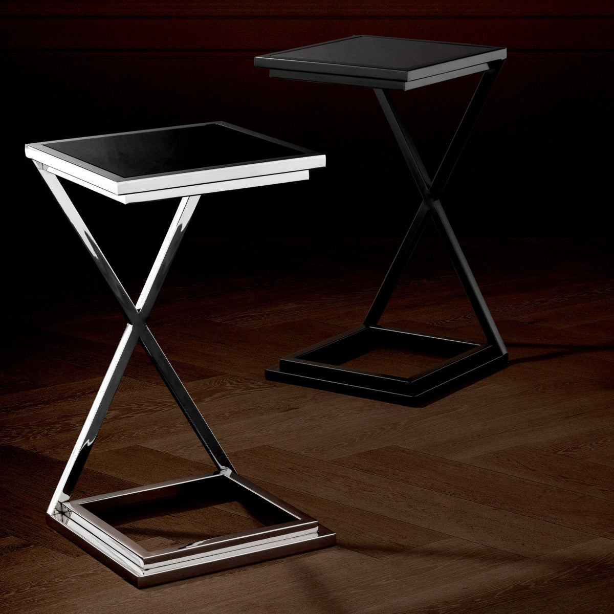 Eichholtz Side Table Cross materials for a statement in any luxury interior. Dimensions W 13.0" D 13.0" H 23.5"