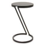 Eichholtz Side Table Falcone gunmetal finish infuses an air of modernity, radiating a sense of edgy elegance while the