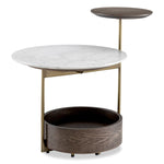 Eichholtz Side Table Faye The Faye Side Table features a stunning brushed brass finish and is complemented by both