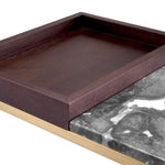 Eichholtz Side Table Forma warm and inviting contrast. As marble is a natural material, each piece features unique variations