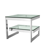 Eichholtz Side Table Gamma its clean graphic lines it's reminiscent of the iconic design furniture of Bauhaus. Constructed from