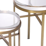 Eichholtz Side Table Hoxton set of 2 adorable set allows for your needs in style and space. Use the pair as petite