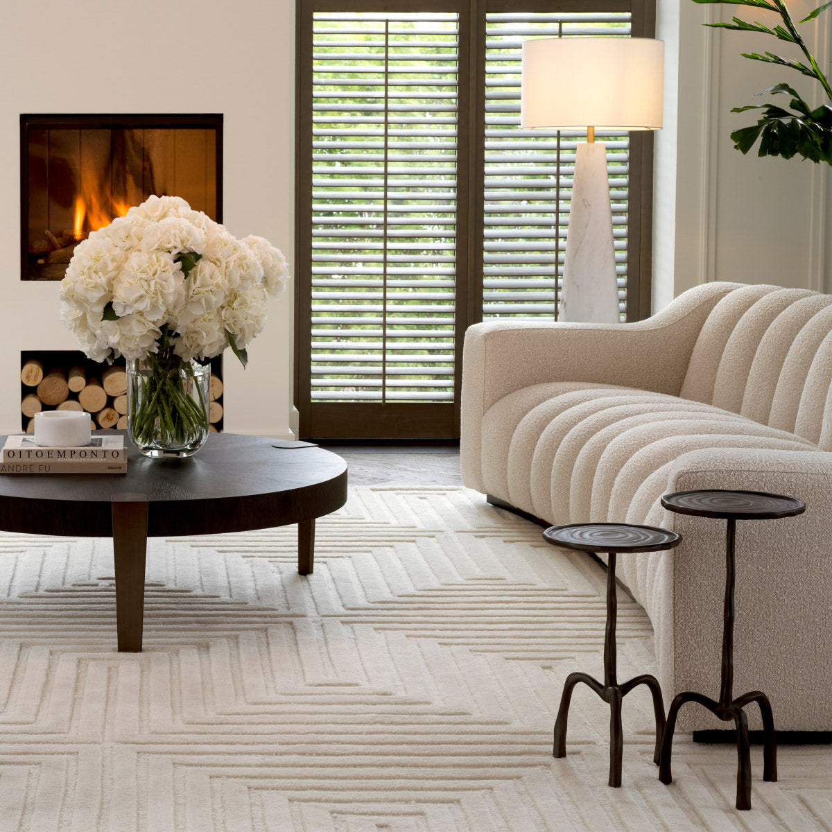 Eichholtz Side Table Kubu L will stand the test of time. This extraordinary accent table looks like it was carved