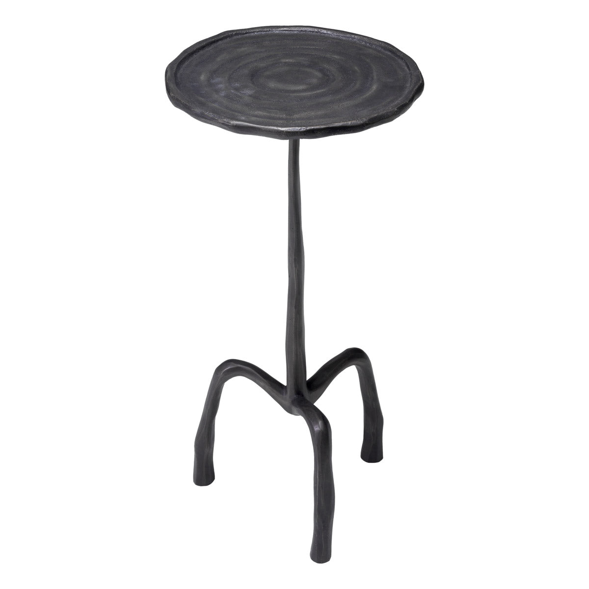 Eichholtz Side Table Kubu L out of wood, but it was crafted from metal and provided with a bronze finish.