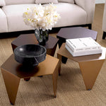 Eichholtz Side Table Metro Chic Metro Chic Side Table adds a geometric accent to your living room interior. Exuding contemporary