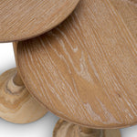 Eichholtz Side Table Puglia set of 2 revealing thousands of years of deposits. You can display the two tables separately or nestle