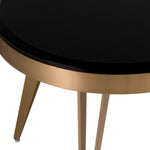Eichholtz Side Table Rocco protective pads on the legs help to prevent scratches on floors. Side Table Rocco Crafted