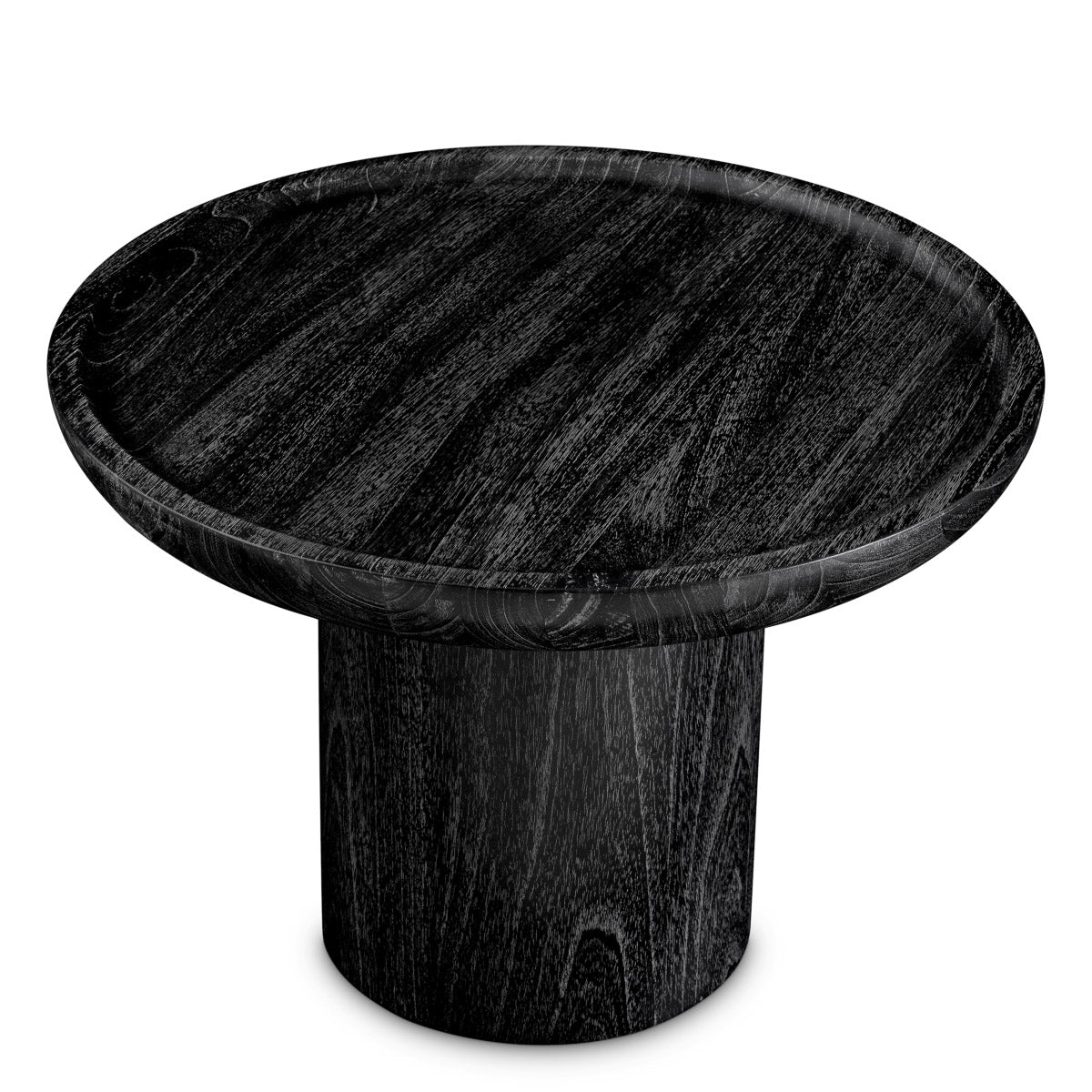 Eichholtz Side Table Rouault seamed edges and graceful round shape create a beautiful visual to entice the senses. Immerse