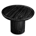Eichholtz Side Table Rouault seamed edges and graceful round shape create a beautiful visual to entice the senses. Immerse