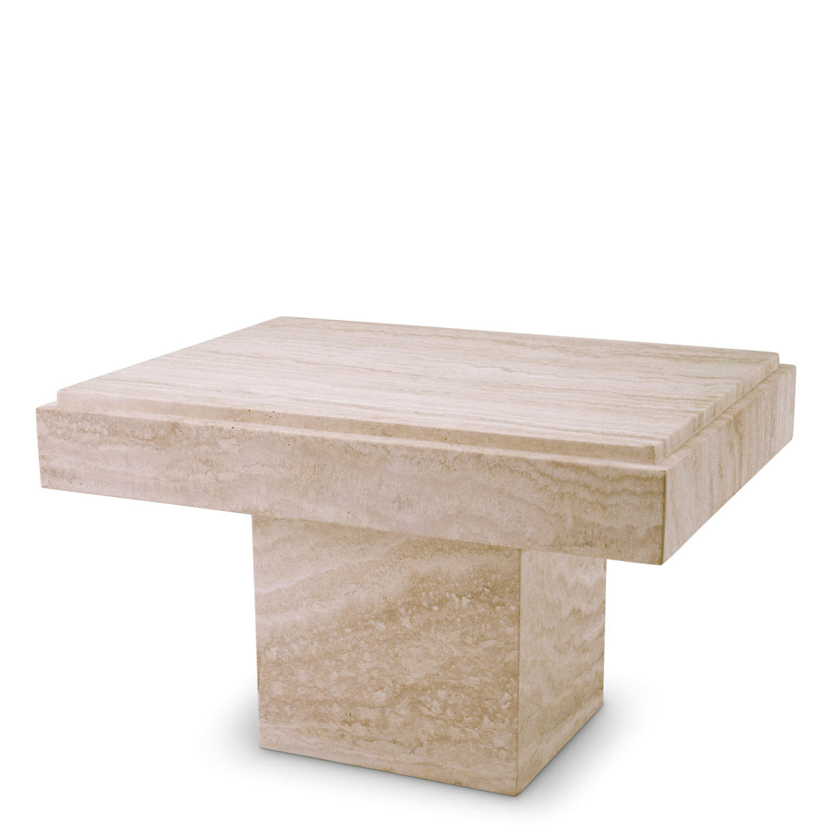 Eichholtz Side Table Sartoria The Sartoria Side Table is a captivating embodiment of nature's artistry. Crafted from exquisite travertine,