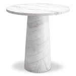 Eichholtz Side Table Terry The Terry Side Table is a timeless beauty crafted from elegant white marble. The conical
