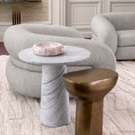 Eichholtz Side Table Terry base exudes a sense of artistic minimalism, showcasing the natural veining and charm of the