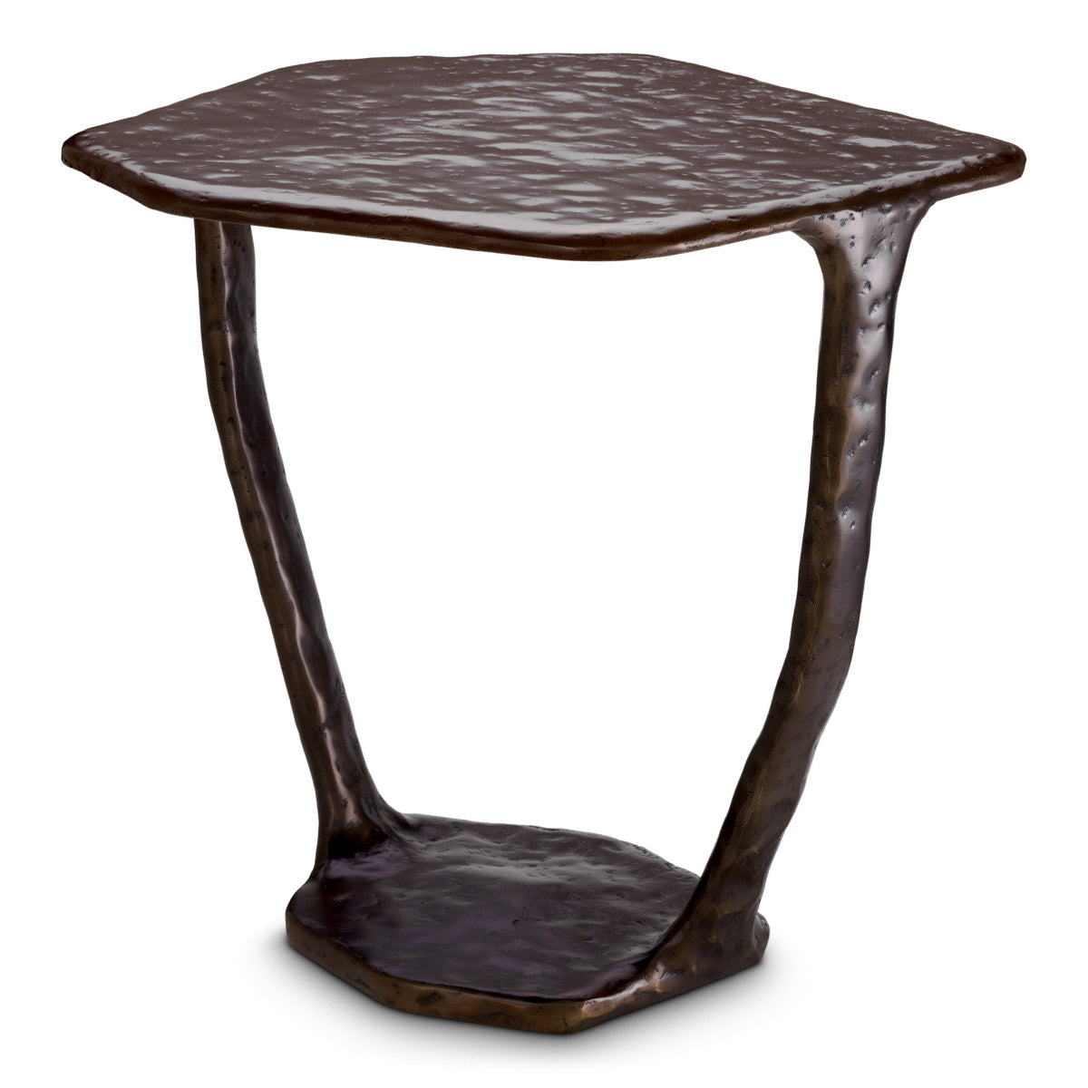Eichholtz Side Table Tigra Introducing the Tigra Side Table, a masterpiece of elegance and artistry. Encased in a lustrous