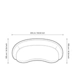 Eichholtz Sofa Amore W 92.5" D 41.5" H 29.0" Expertly made for enduring style and everyday elegance. Contact