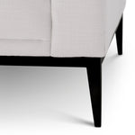 Eichholtz Sofa Aurelio its ultra-padded Avalon white upholstery and tapered black legs it adds sophistication to any interior
