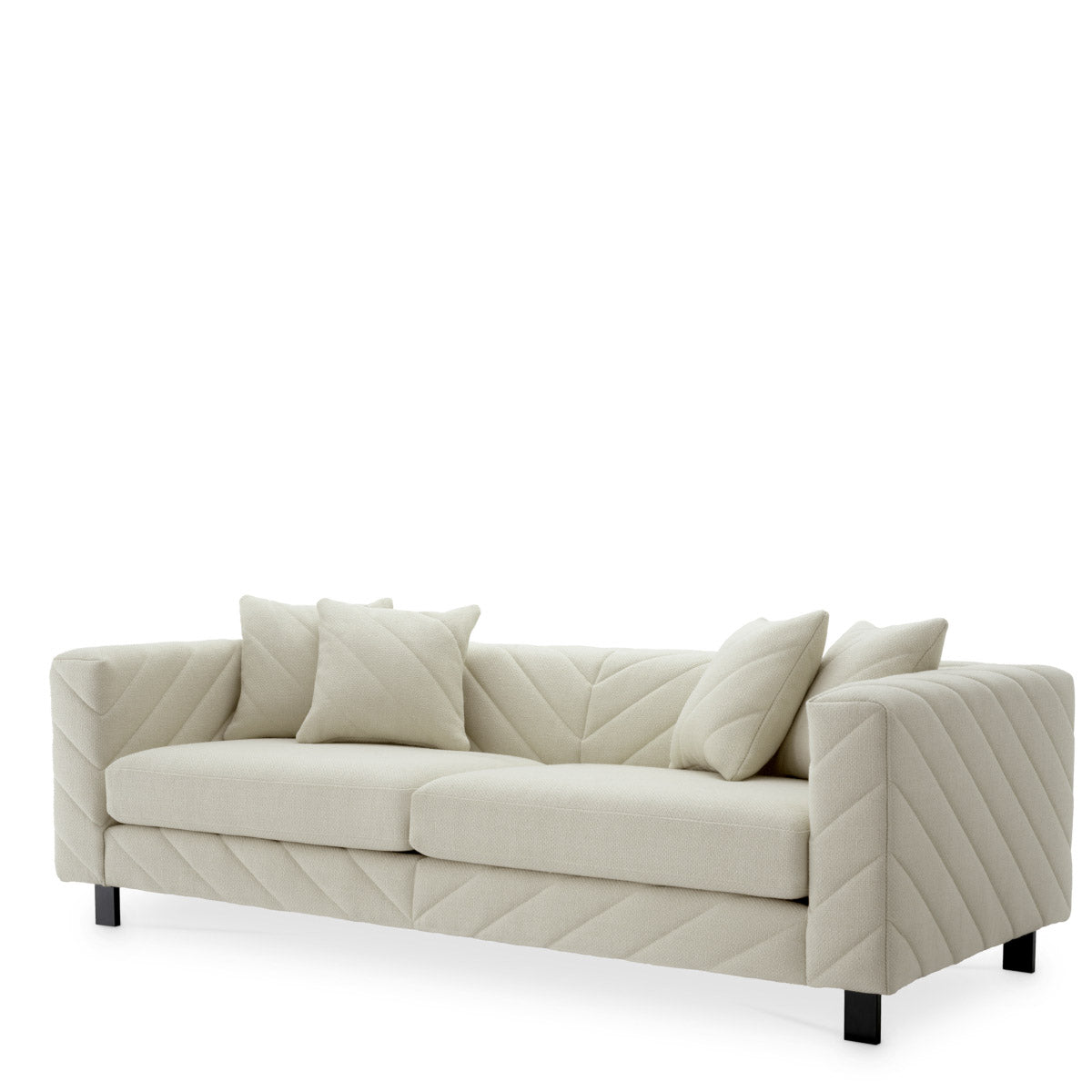 Eichholtz Sofa Avellino Elevate your living space with the Eichholtz Avellino Sofa, upholstered in luxurious Rèªve cream fabric.