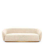 Eichholtz Sofa Brice space. A perfect blend of comfort and modern design, this gently curved couch creates a