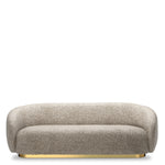 Eichholtz Sofa Brice space. A perfect blend of comfort and modern design, this gently curved couch creates a