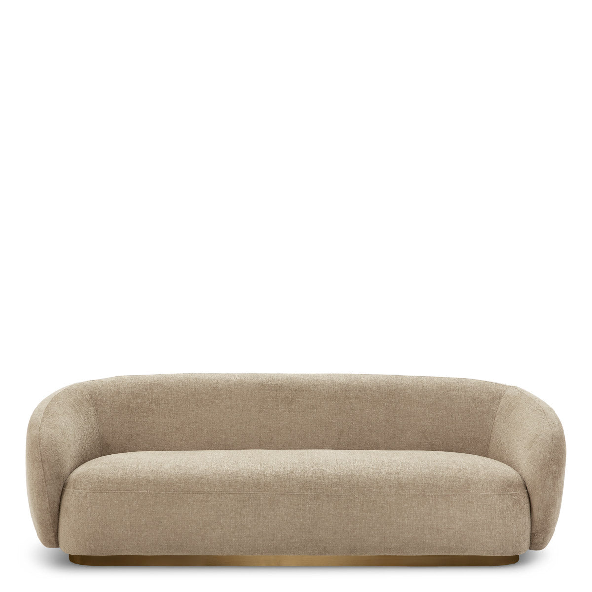 Eichholtz Sofa Brice space. Cosy and contemporary, this elegantly curved couch will offer you a very comfortable seat.