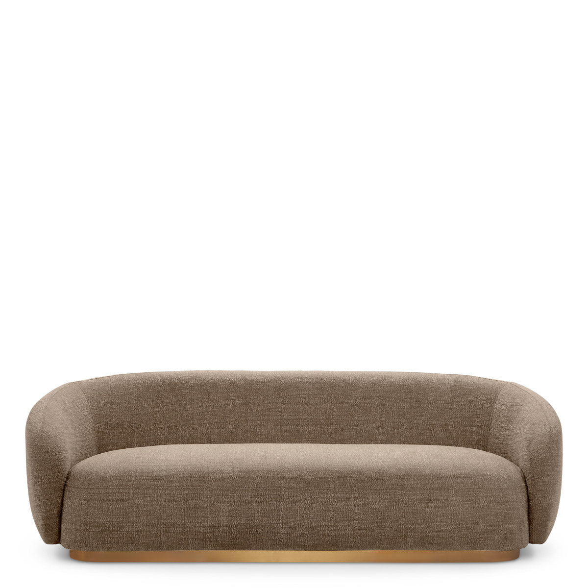 Eichholtz Sofa Brice space. Chic and inviting, this curved couch wraps you in comfort from the first moment