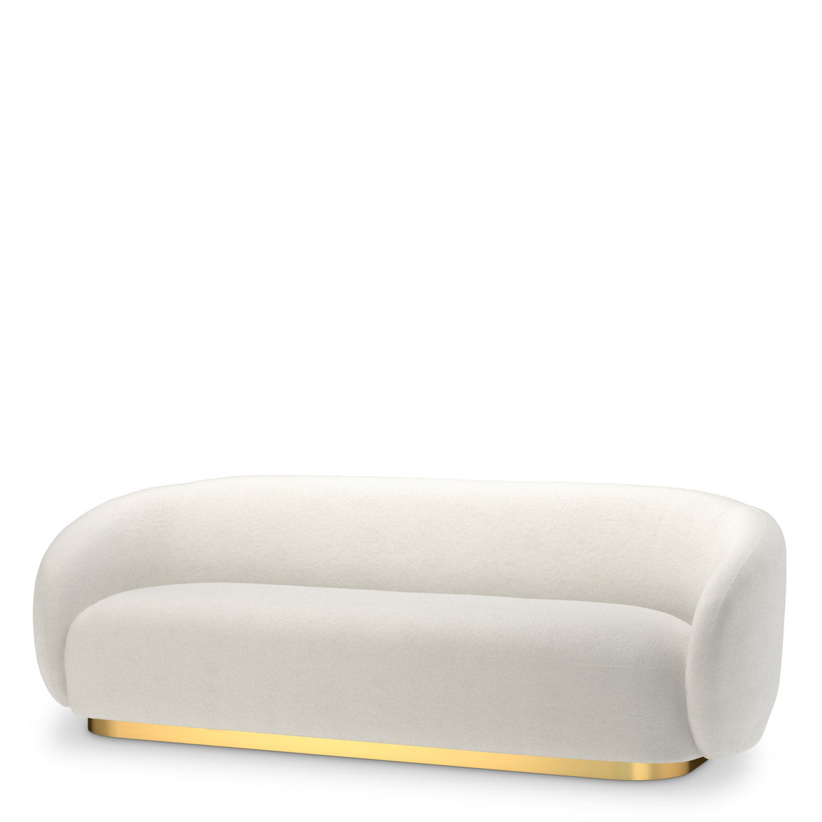 Eichholtz Sofa Brice "Wrapped in muslin white, Sofa Brice reveals its contemporary, inviting silhouette and is designed to