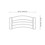 Eichholtz Sofa Carbone of sophistication to any space, while the premium Lyssa Sand upholstery exudes comfort and style.