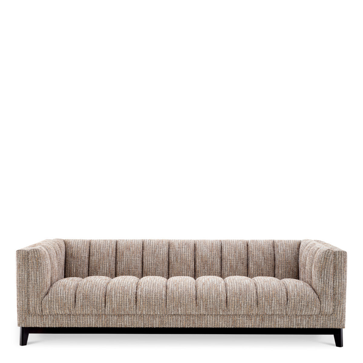 Eichholtz Sofa Ditmar lots of charm and warmth to your living room. The deep channel stitching of the
