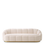 Eichholtz Sofa Inger will give your interior a natural look and feel. The curvilinear shape is accentuated by