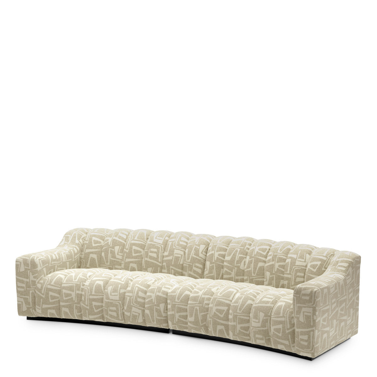 Eichholtz Sofa Kelly L "Sofa Kelly L Davenport light grey blends smooth light grey upholstery with an elegant, sculptural