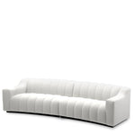 Eichholtz Sofa Kelly L "Sofa Kelly L is presented in muslin white, emphasising its flowing silhouette and deep stitched