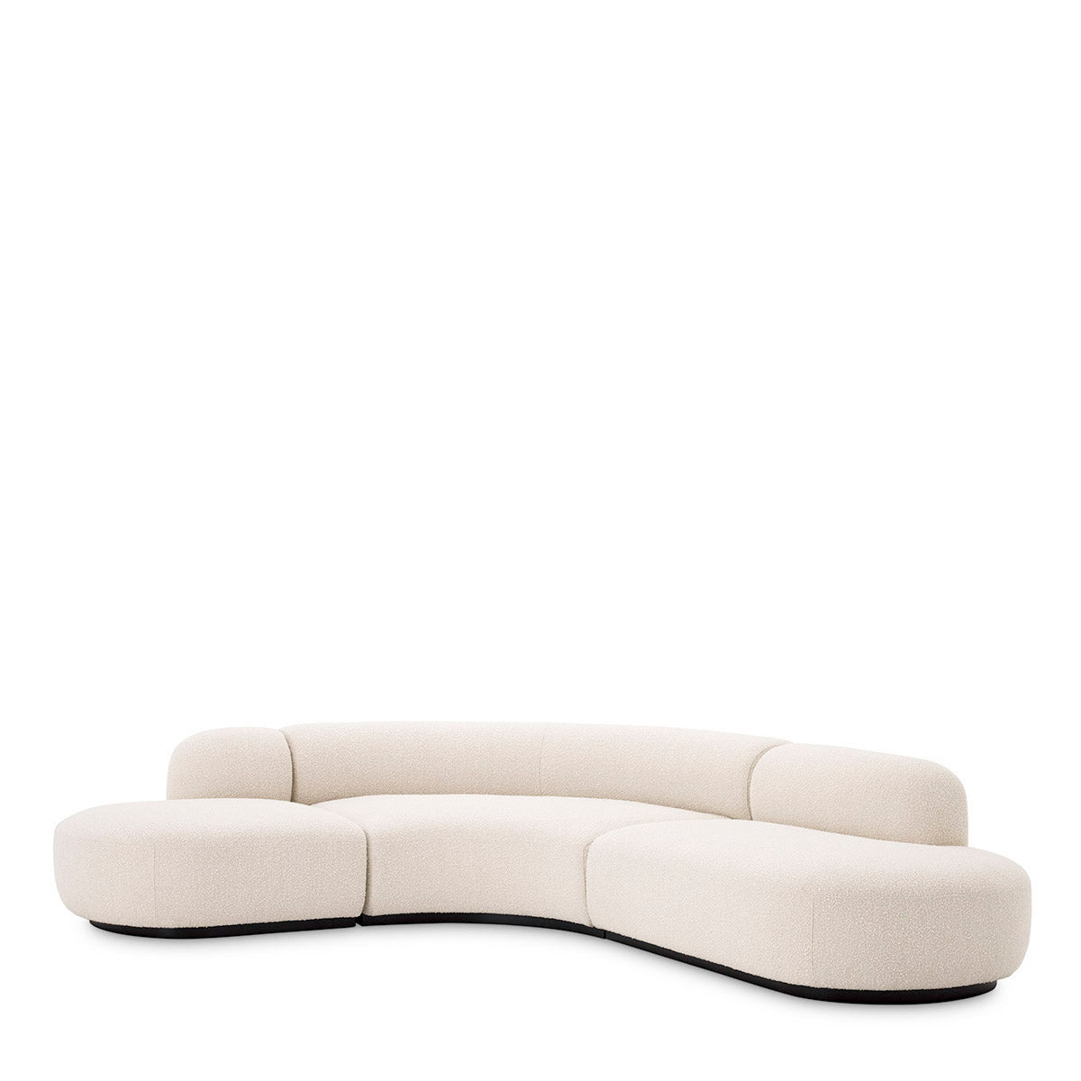 Eichholtz Sofa Björn L Enjoy the rich comfort and the striking boomerang-like design of Sofa Björn. Organic in shape