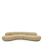 Eichholtz Sofa Björn L and fully upholstered in light brown-coloured fabric, this sumptuous sofa matches with both modern and