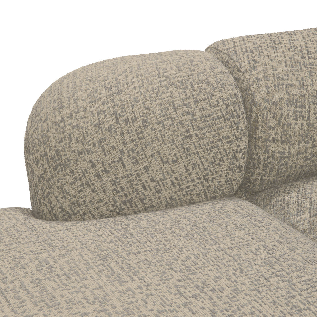 Sofa Björn L - Montclair Warm Gray