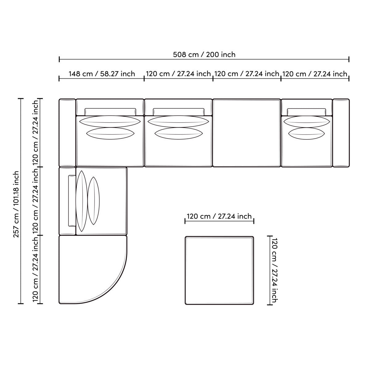 Eichholtz Sofa Lounge Club timeless sophistication. Perfect for creating multiple settings, consider pairing it with the matching ottoman to