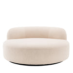 Eichholtz Sofa Björn Round this lovely round sofa with cream-coloured bouclé upholstery will deliver a luxurious touch to every