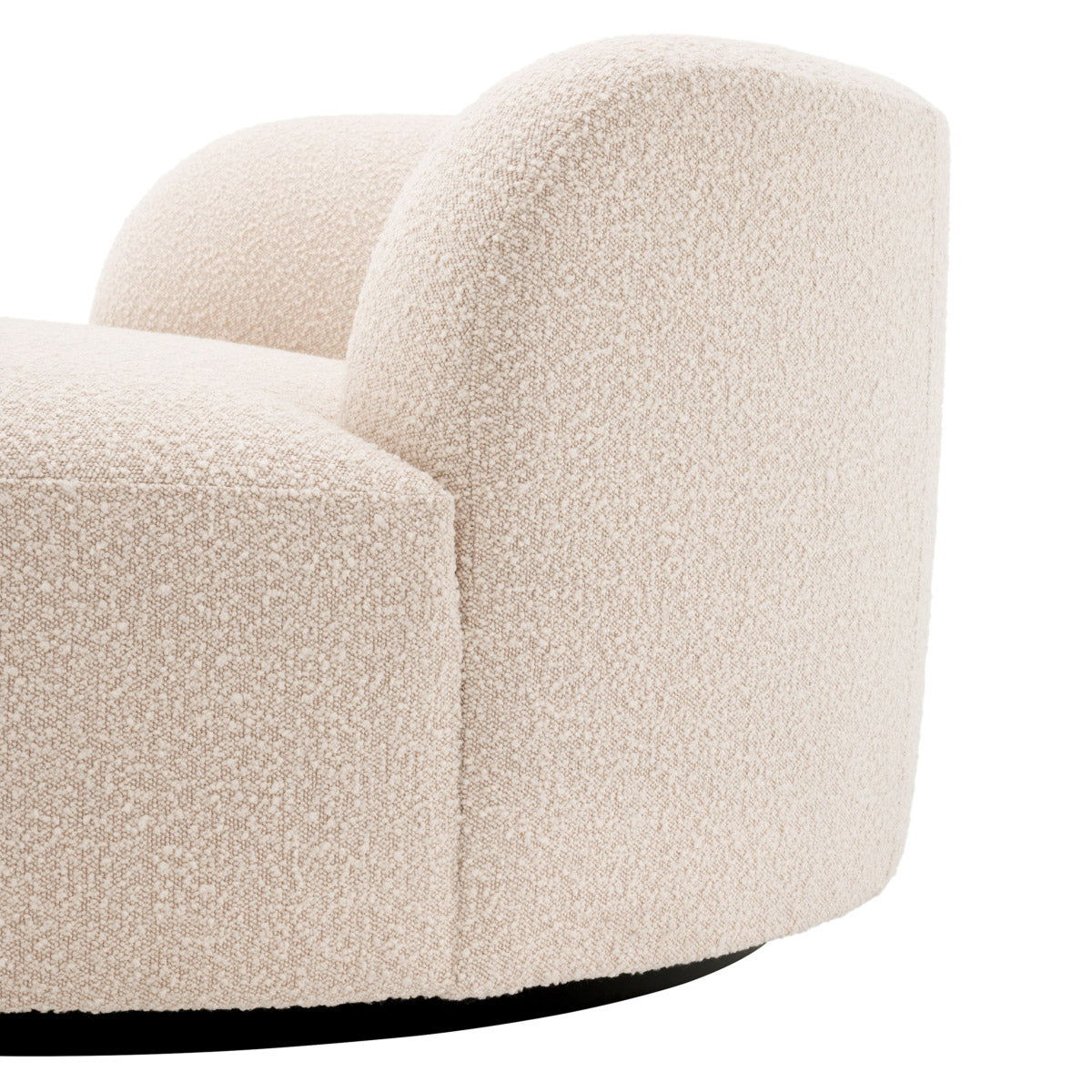 Eichholtz Sofa Björn Round elevated materials for a statement in any luxury interior. Dimensions W 59.0" D 59.0" H