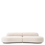 Eichholtz Sofa Björn S and fully upholstered in cream-coloured bouclé, this sumptuous sofa matches with both modern and traditional