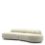 Eichholtz Sofa Björn S "Sofa Björn S Davenport light grey pairs its sleek, sculptural contours with light grey upholstery