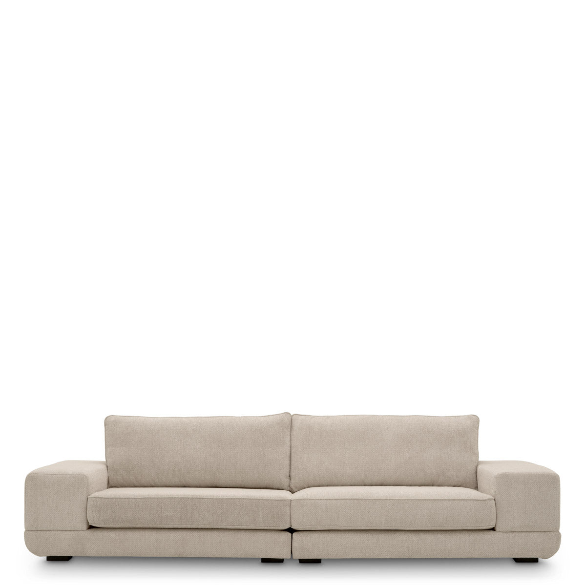 Eichholtz Sofa Severino certificated and contains 98% recycled polyester, showcasing a commitment to sustainability and reflecting the lu...