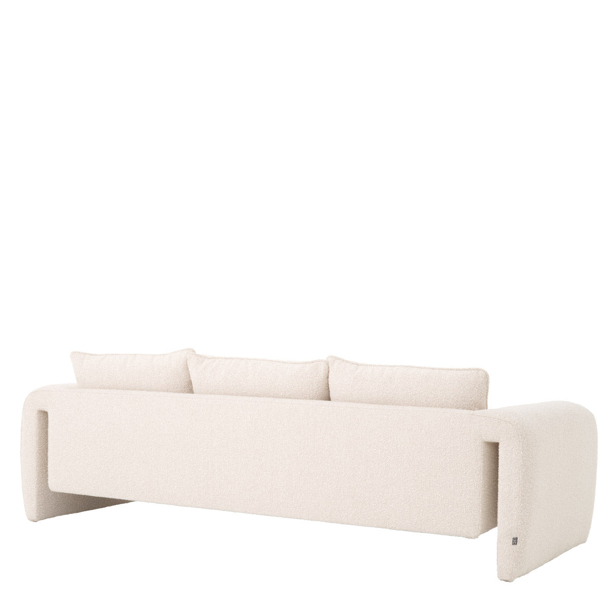 Eichholtz Sofa Tondo your home. The constant flow and Bouclé cream upholstery make this sofa appeasing to the