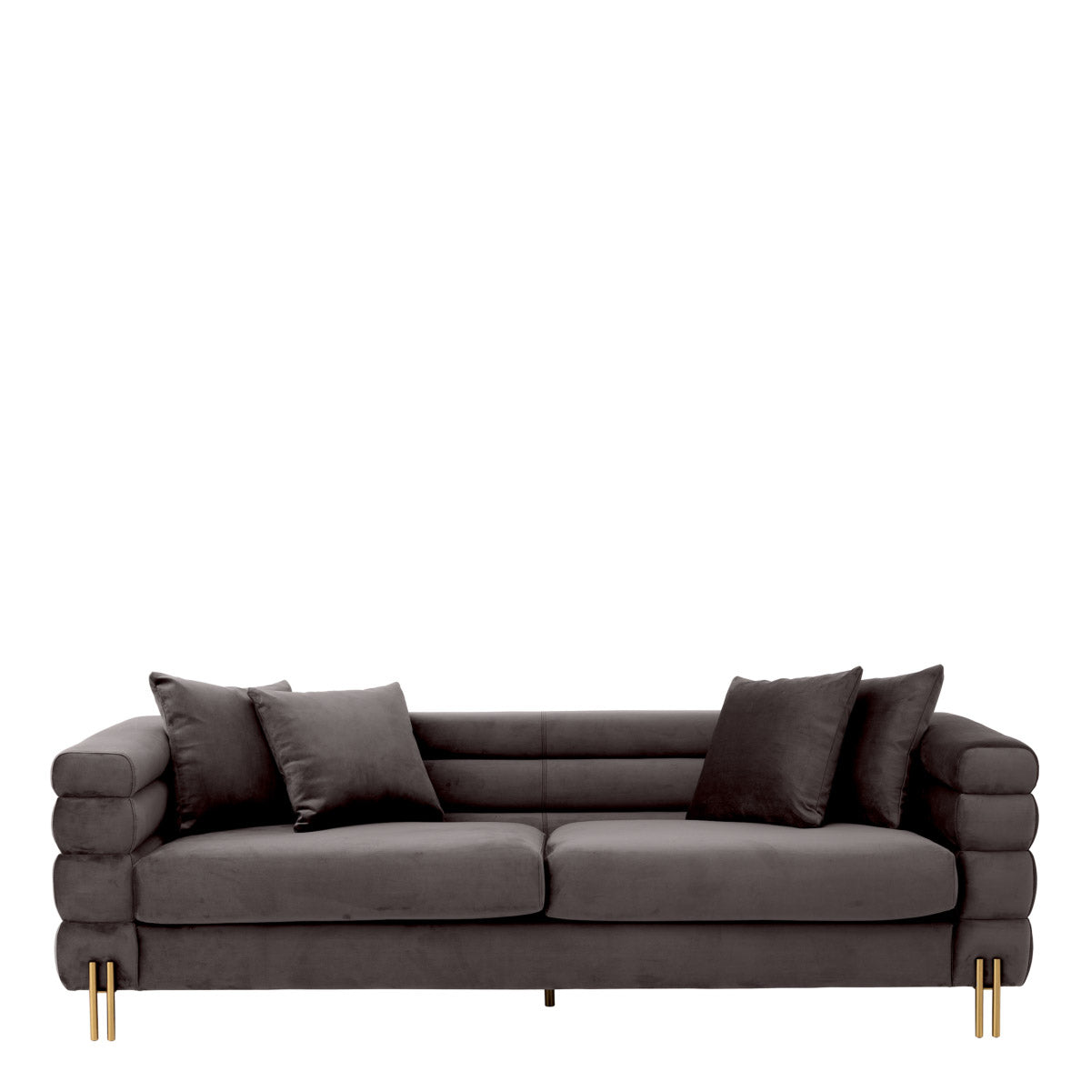 Eichholtz Sofa York decadence. Its distinctive silhouette is inspired by Streamline Moderne, an international Art Deco design style