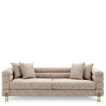 Eichholtz Sofa York design style from the 1930s that is characterised by soft curving forms and long horizontal